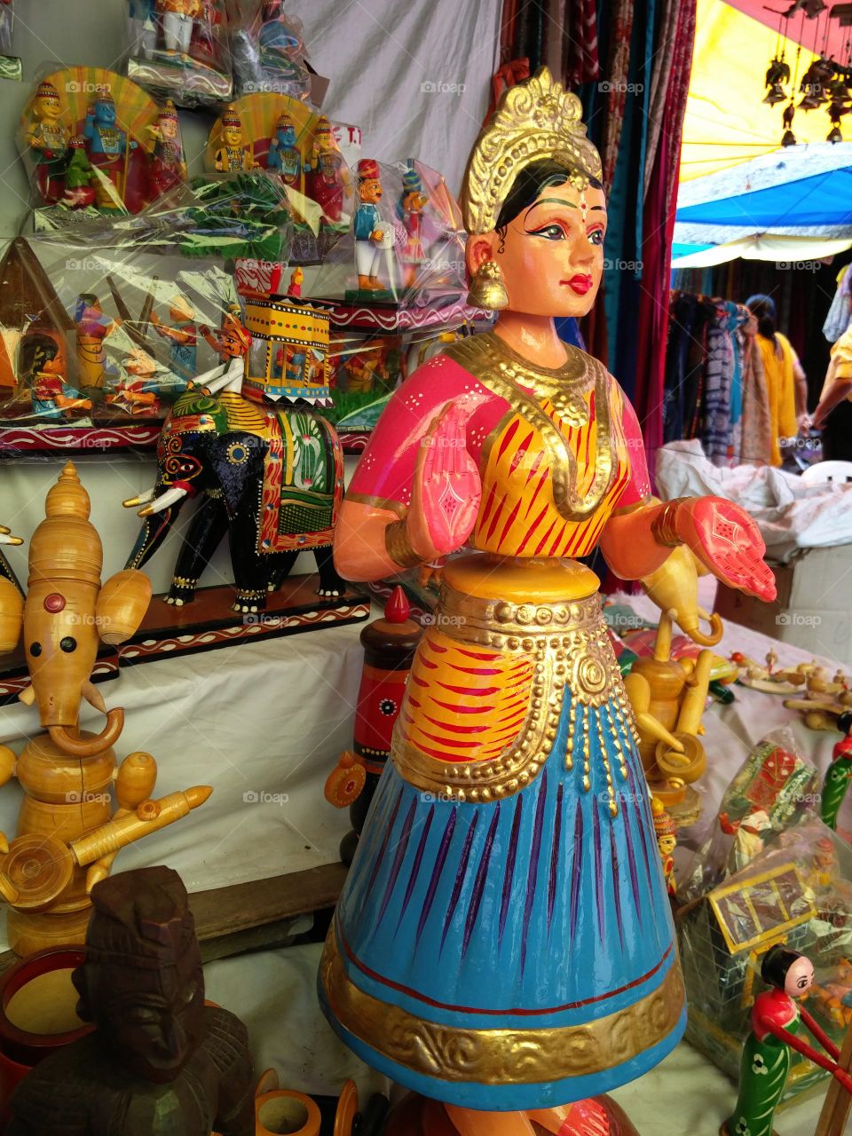 the world famous indian traditional beautifully doll.