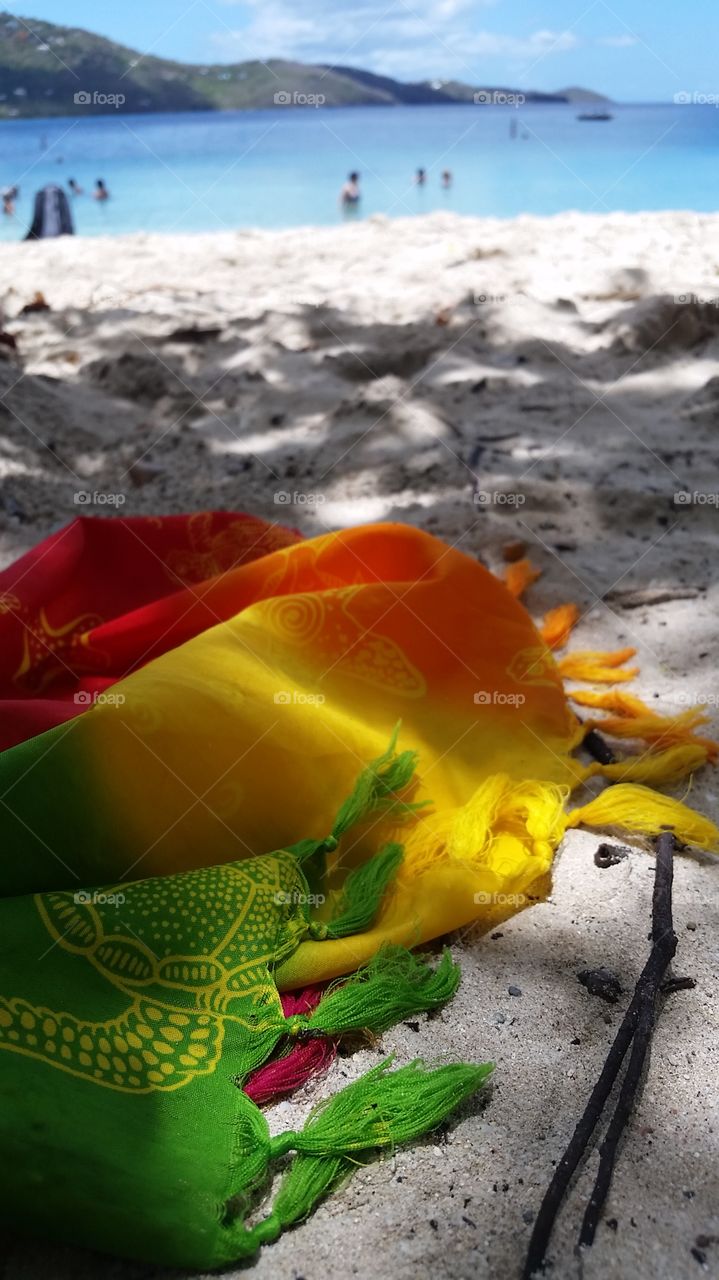 Accessories on the Beach