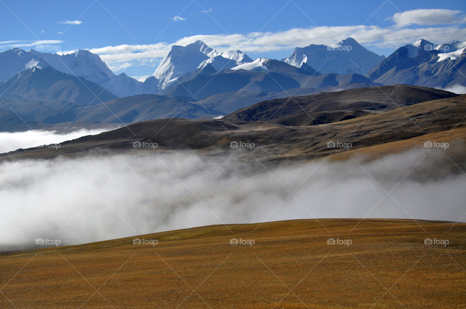 View of mountains