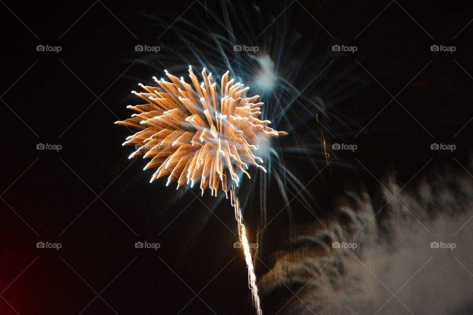 Fireworks. Fireworks show on Daytona beach 