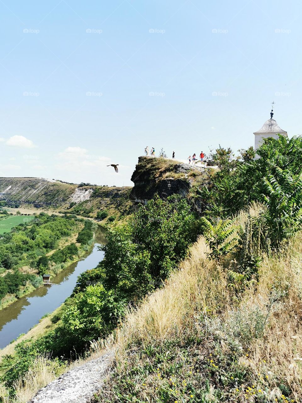 The landscape of the Old Orhei (Orheiul Vechi), a Moldovan historical and archaeological complex