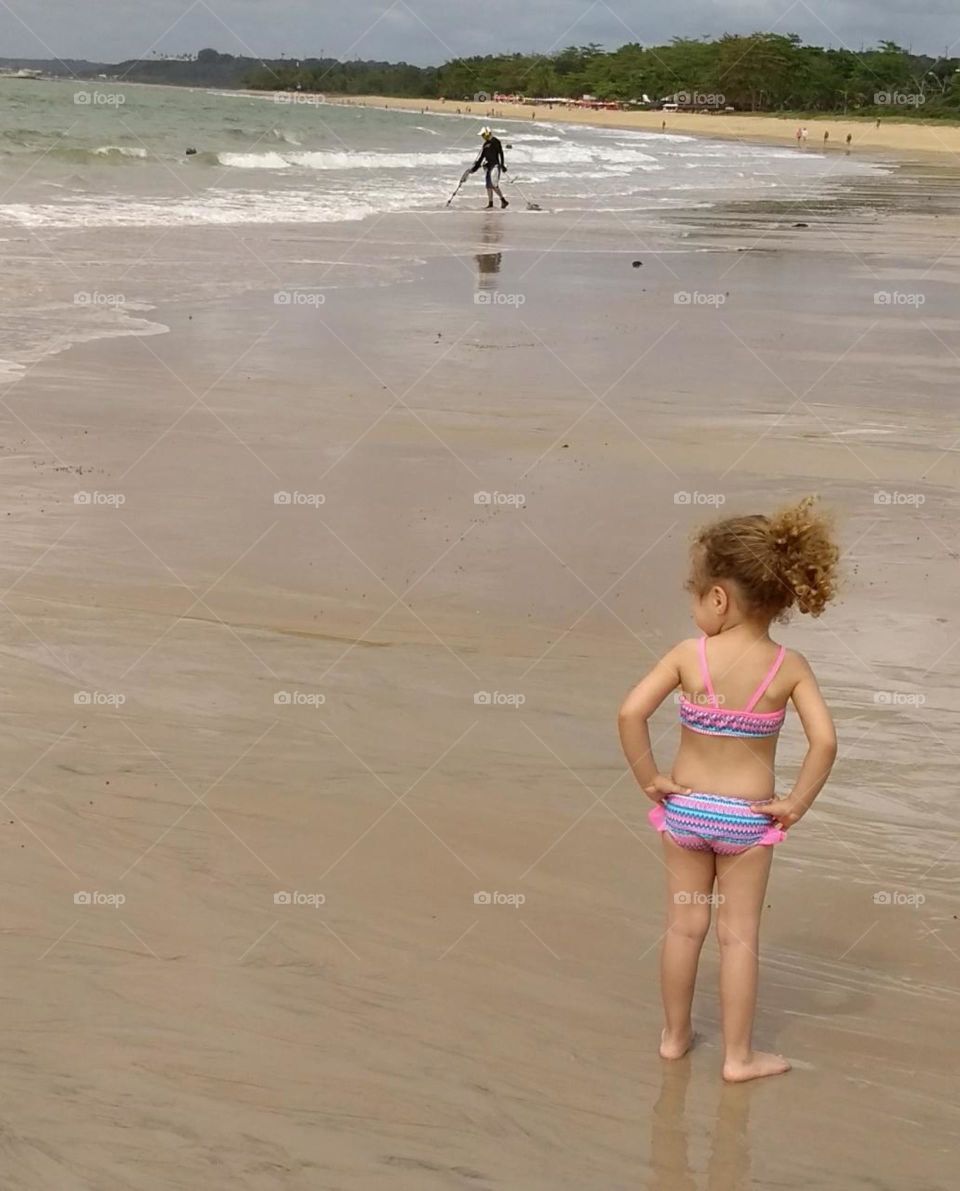 beach, girl, bikini