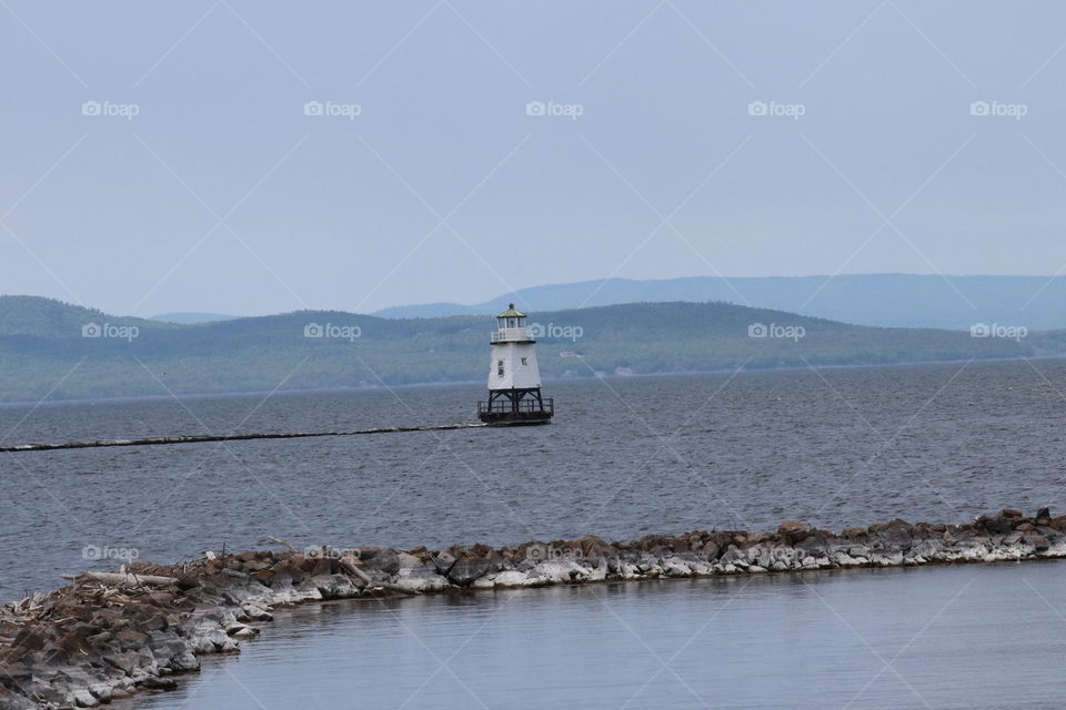 Lighthouse on the break water