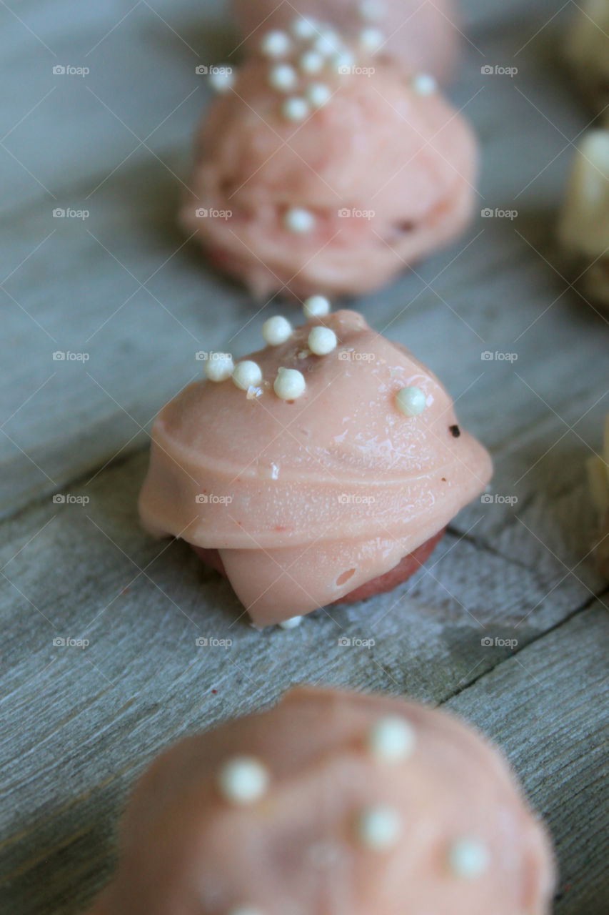 Strawberry Chocolate Truffles