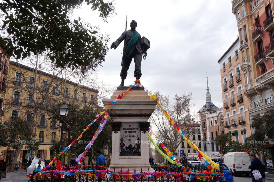 Statue of Eloy Gonzalo, Madrid 