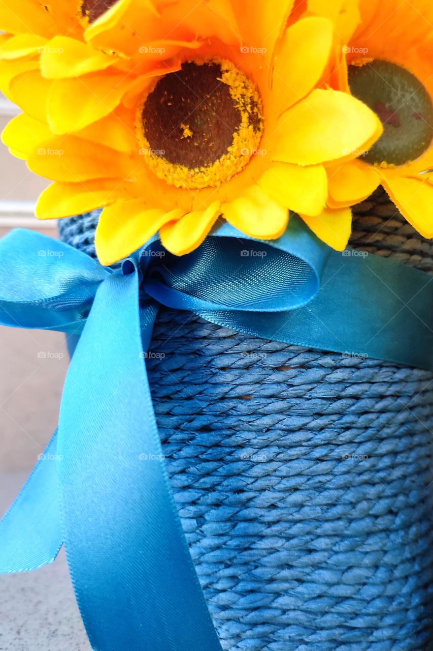 Complementary Colors, Flower Pot