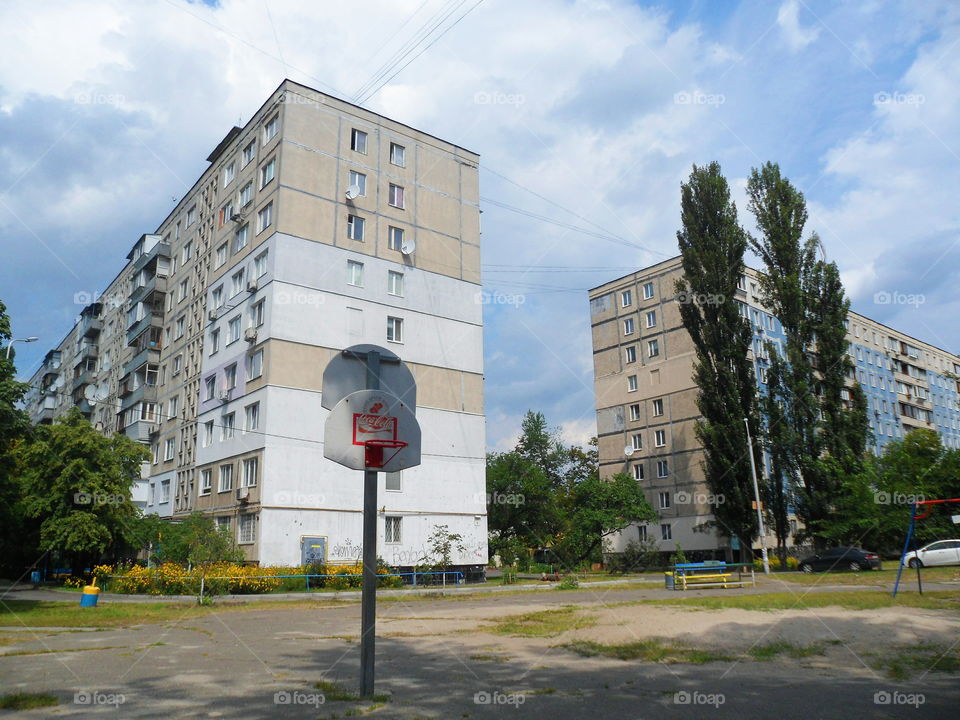 Kiev courtyard of the city of Kiev