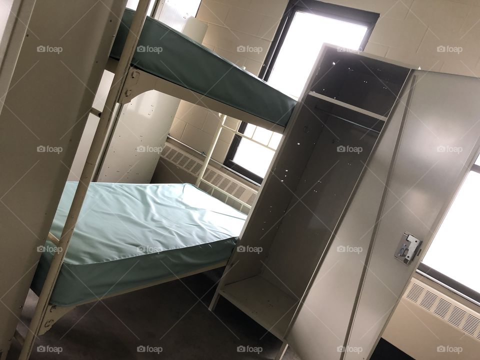 Modern barracks closeup