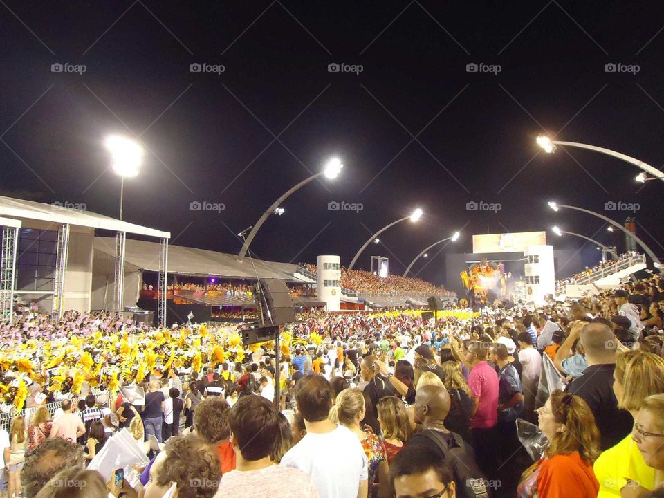 Sambódromo Carnival celebration in Brazil