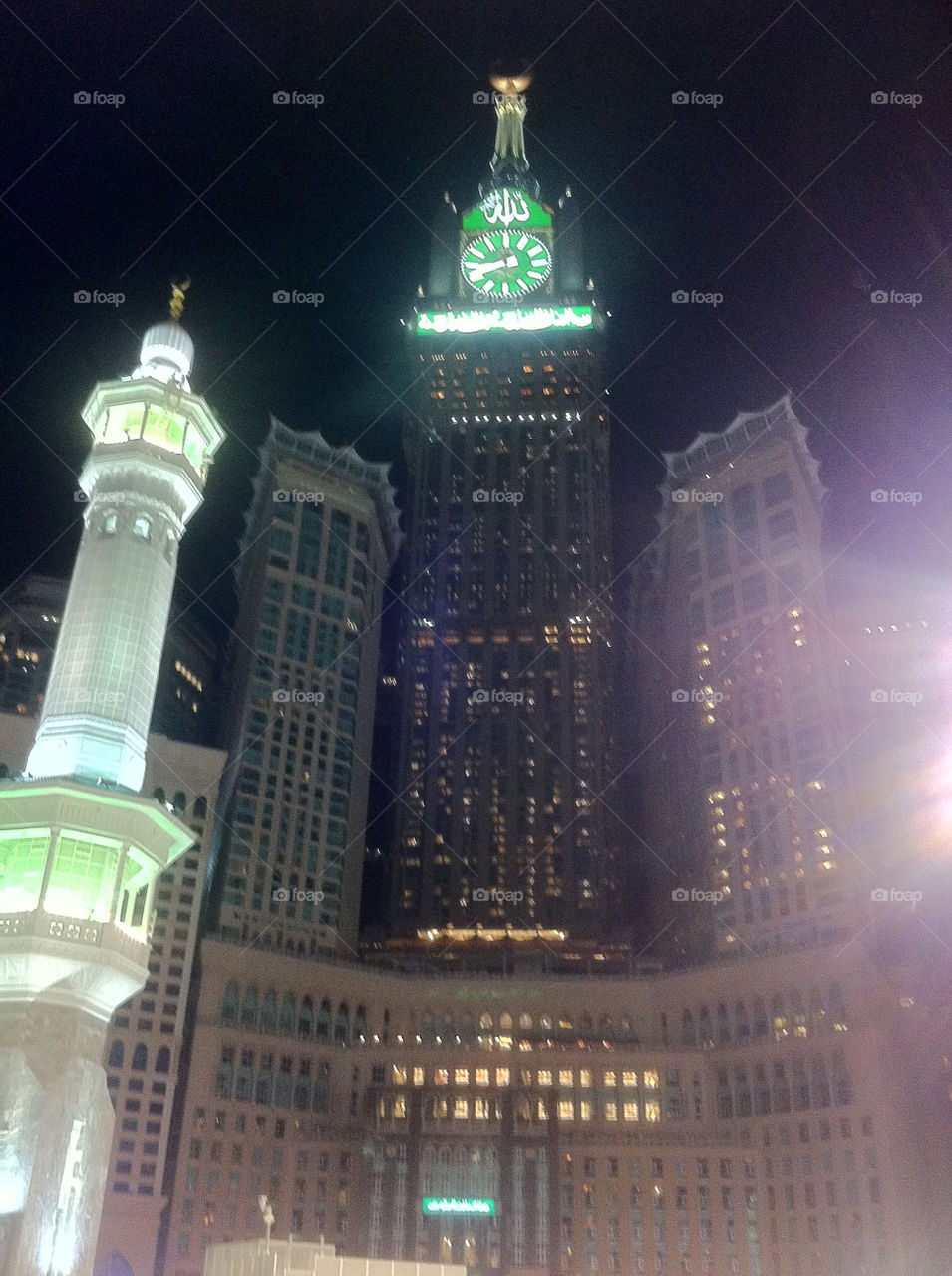 Clock tower in makkah