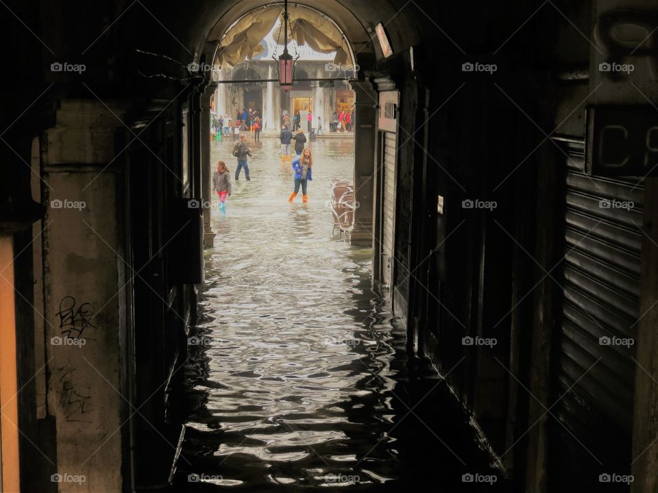 Venise sous l'eau 