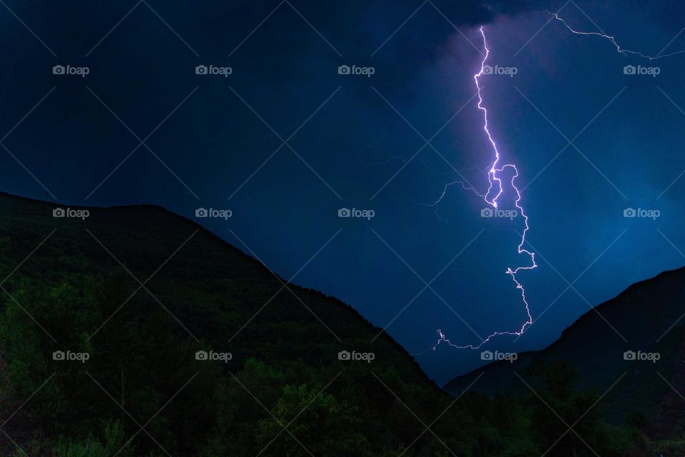 strom in the mountains