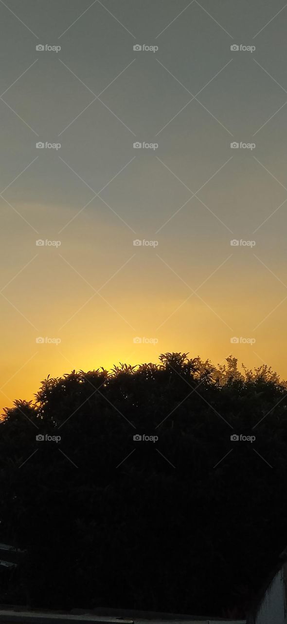 fim de tarde no interior de São Paulo