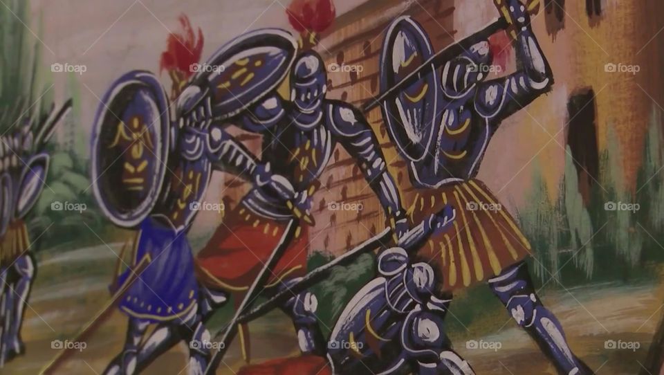 Teatro dell'opera dei pupi dei Fratelli Cuticchio, scenografia. Palermo