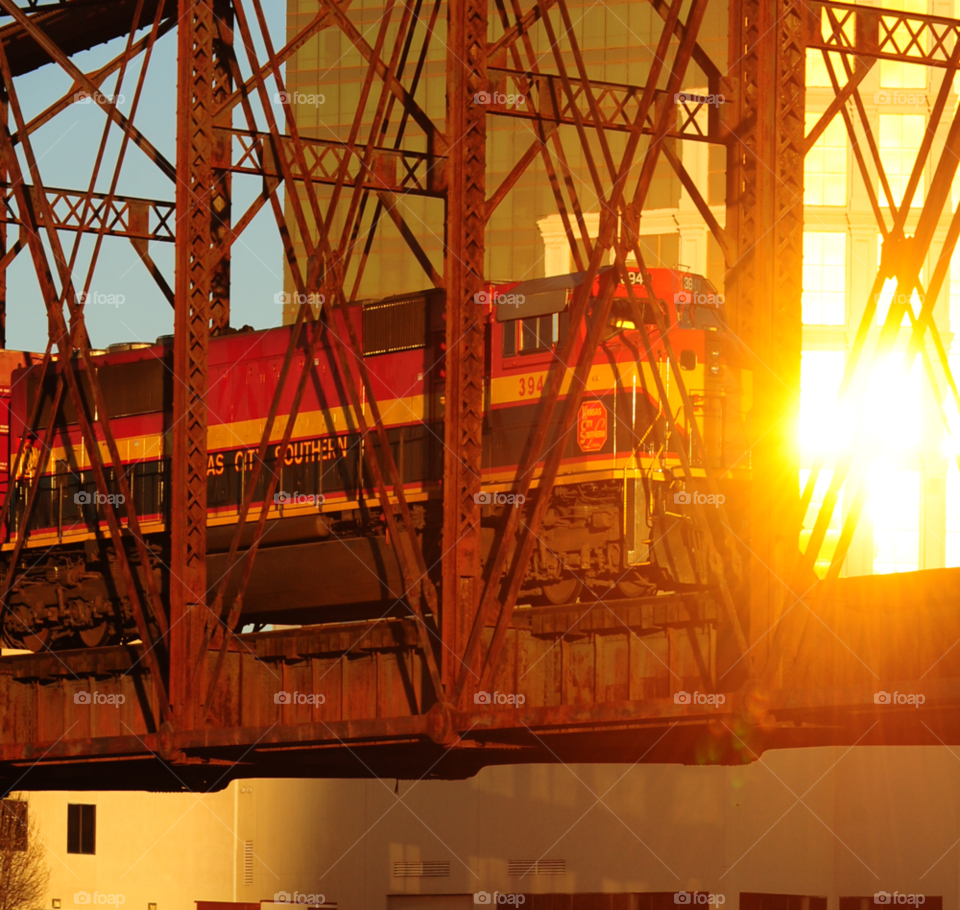 train bridge engine conductor by lightanddrawing