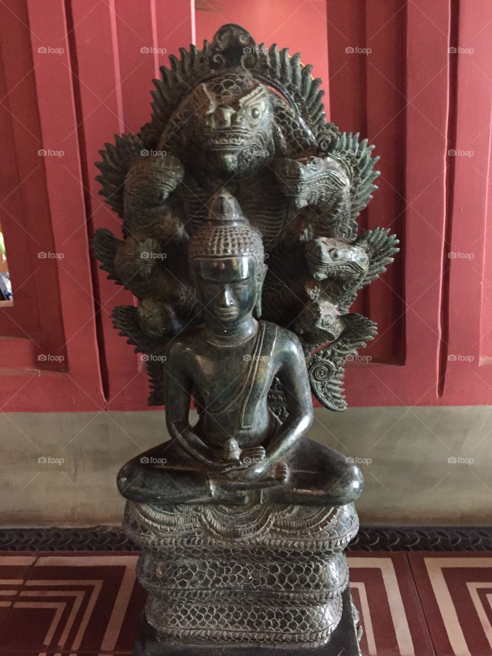 Naga. Buddha with Snakes in Hindu is called the God Naga. 