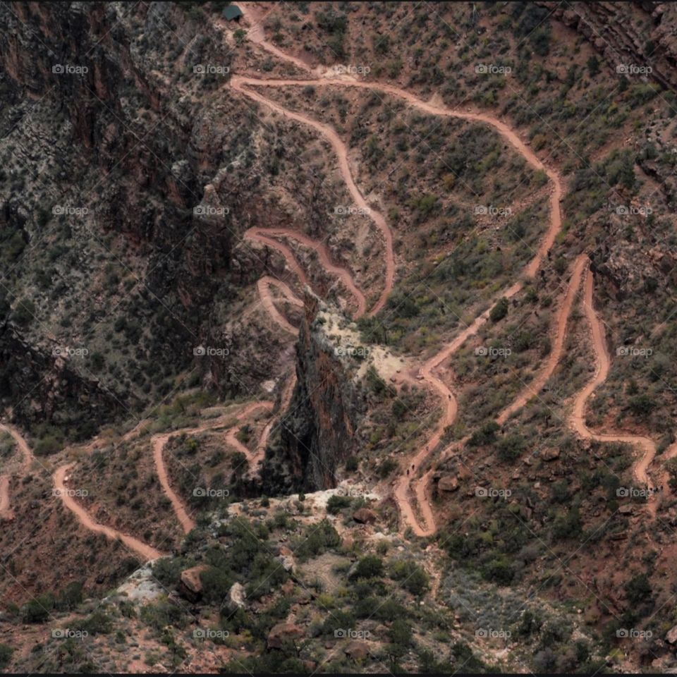 Trails through the Grand Canyon
