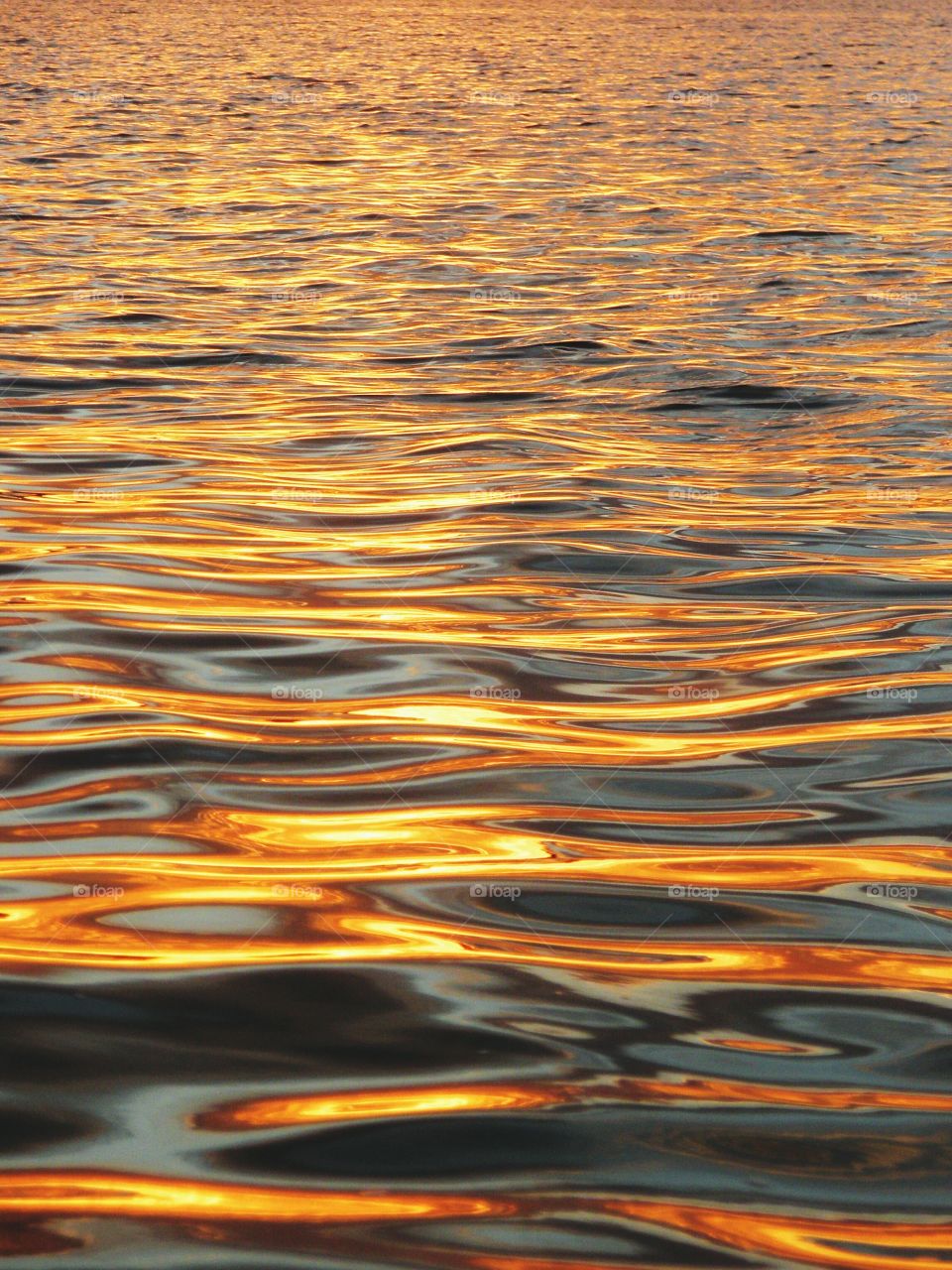 Sunset ripples