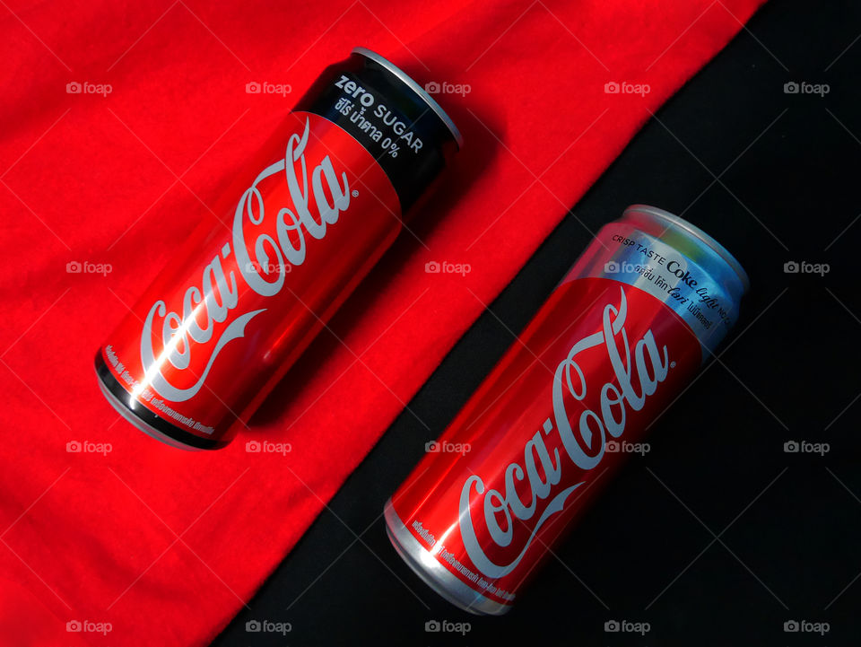 coke in contrast