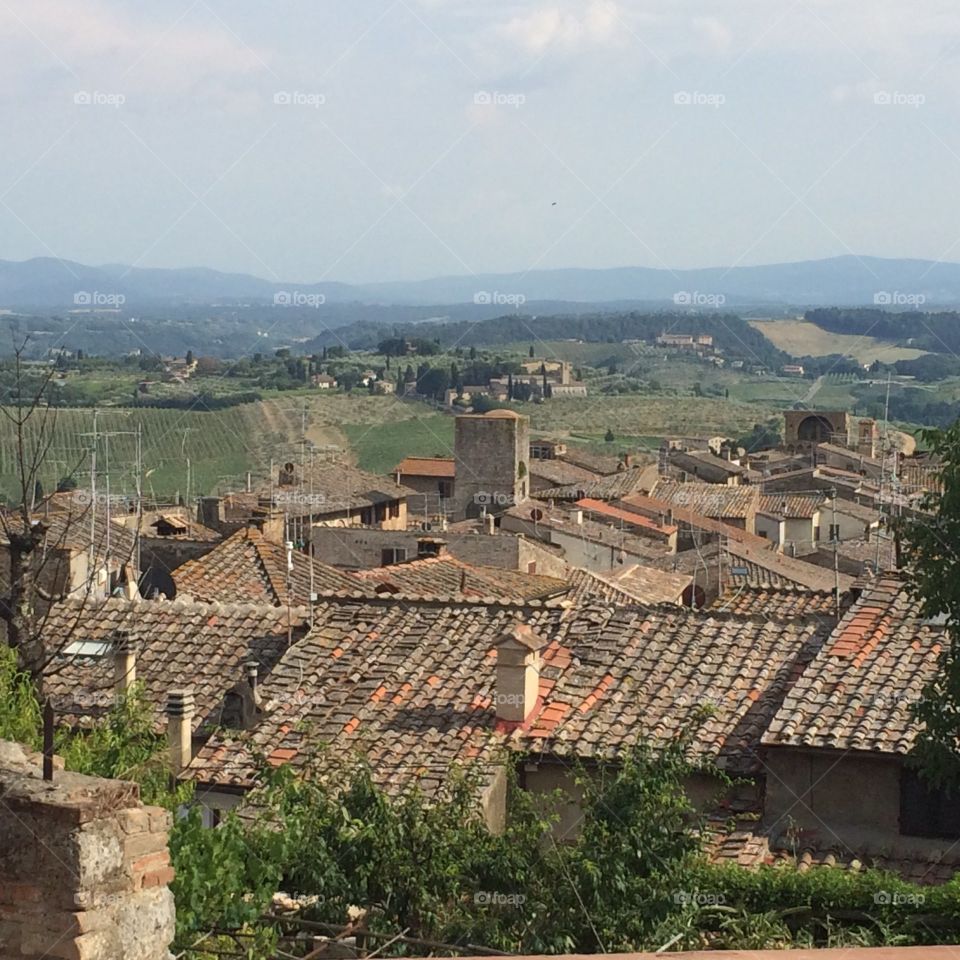 Tuscan hill town