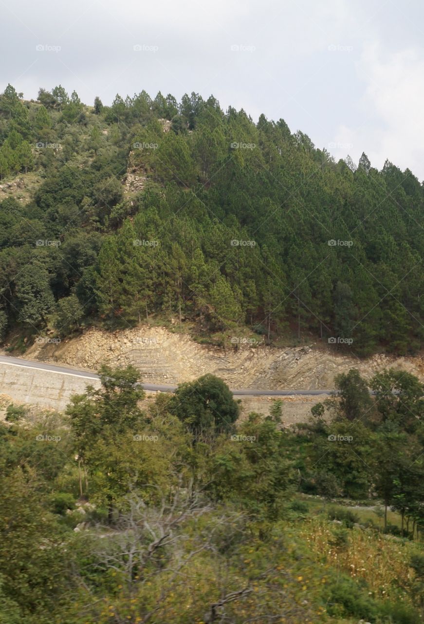 road on the mountain