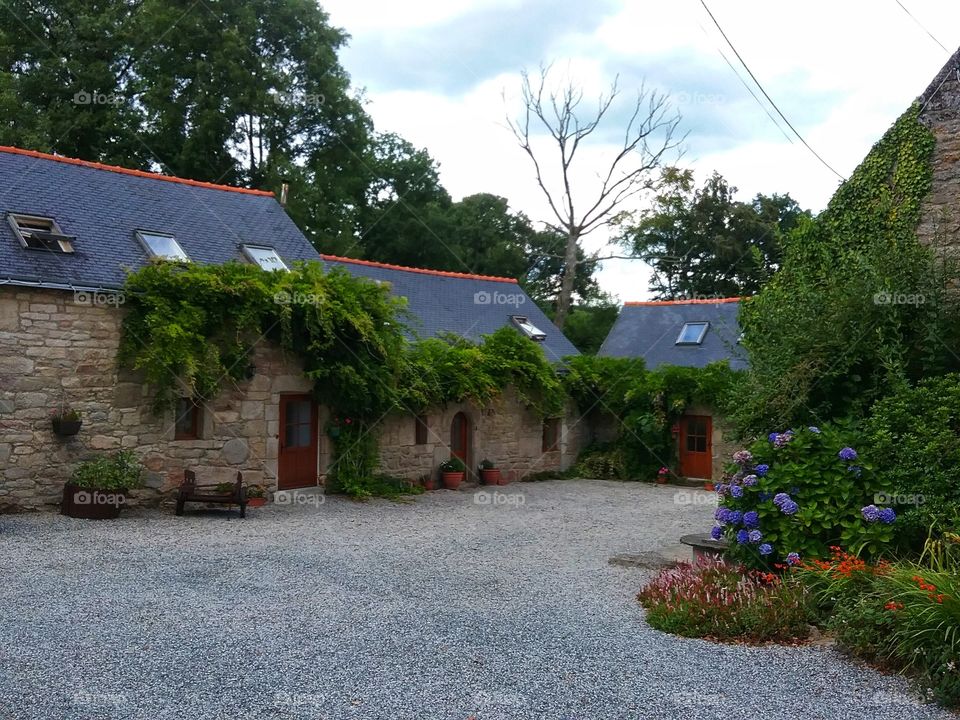French farmhouse in Brittany