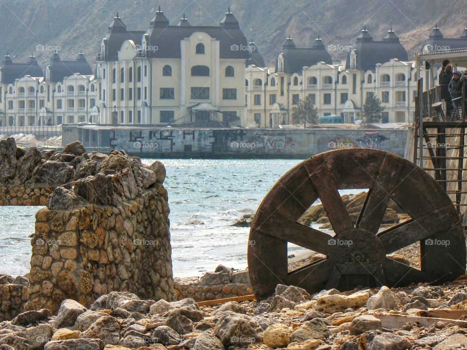 hotel on the beach of Odessa отель на берегу моря Одесса