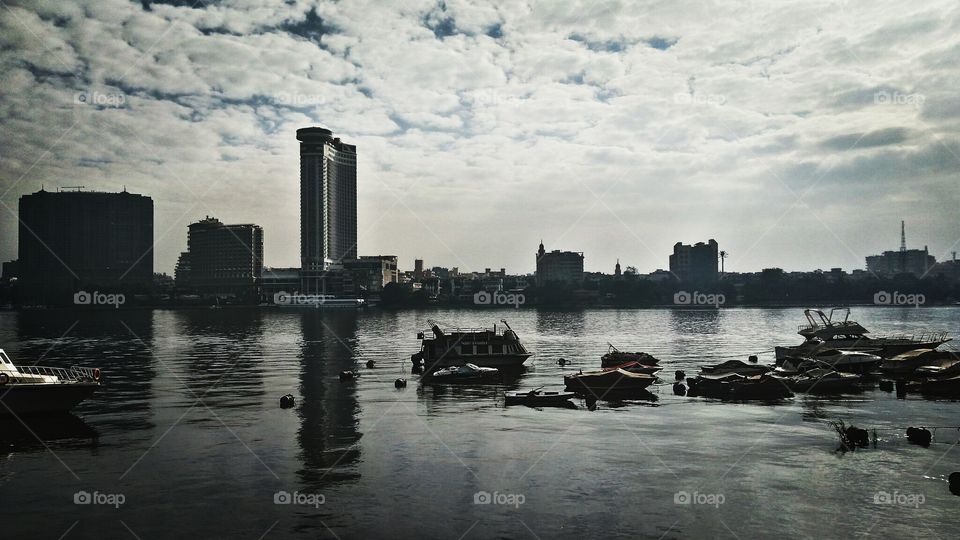 The great Nile River of Cairo