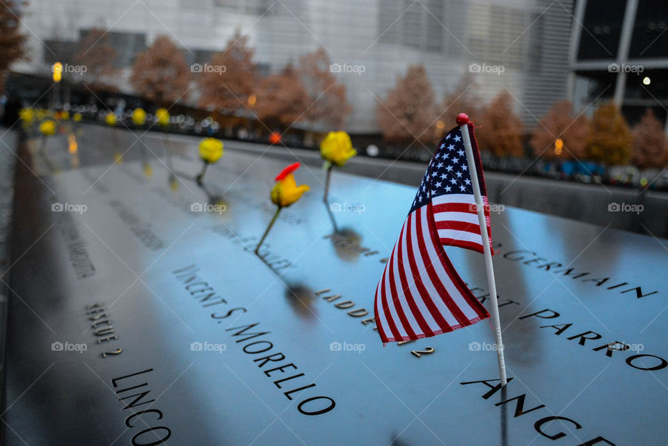 Veterans Day at 9/11 Memorial.
