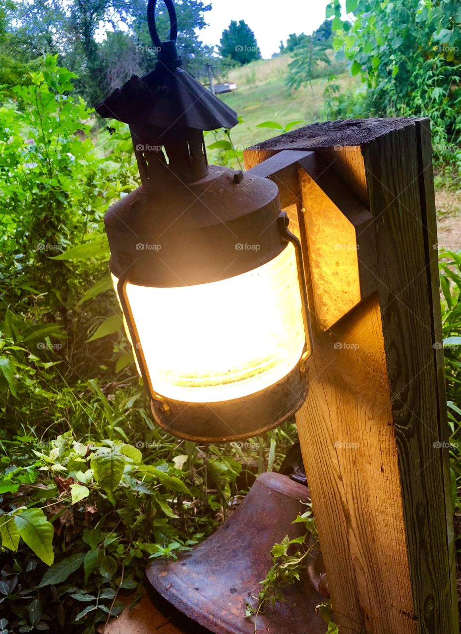 Evening Light and an Old Bell