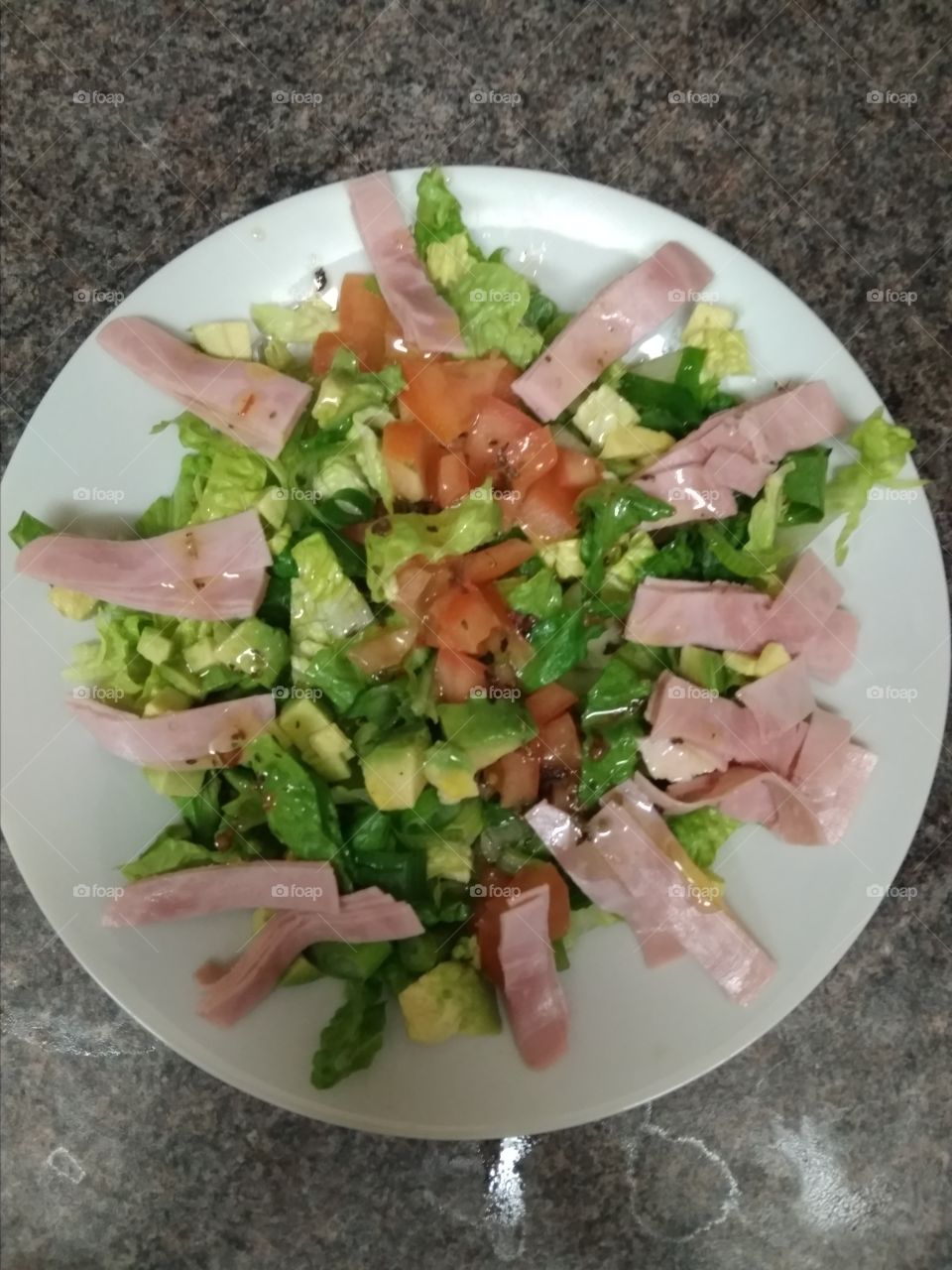 A healthy Ham Salad