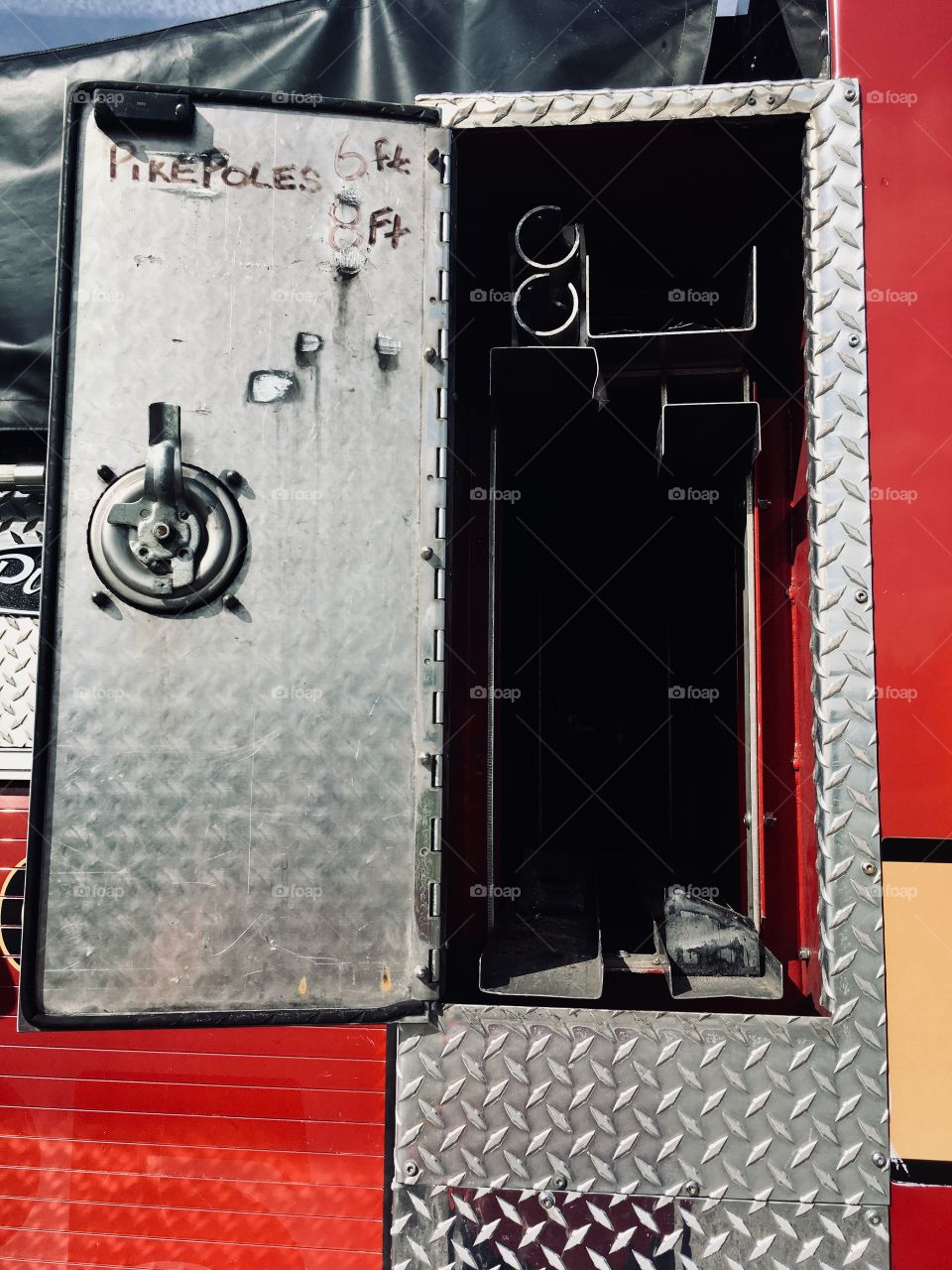 Inside a fire engine 🚒