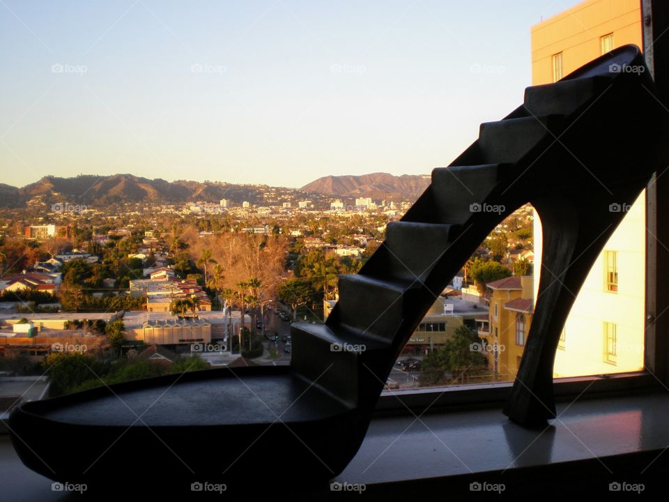 High heel on Los Angeles