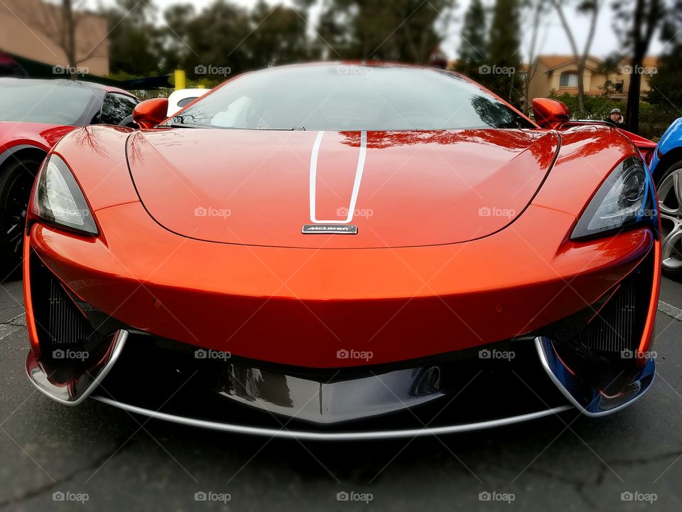 orange McLaren