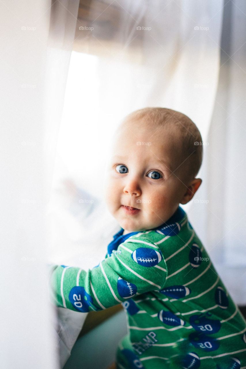 Baby in window