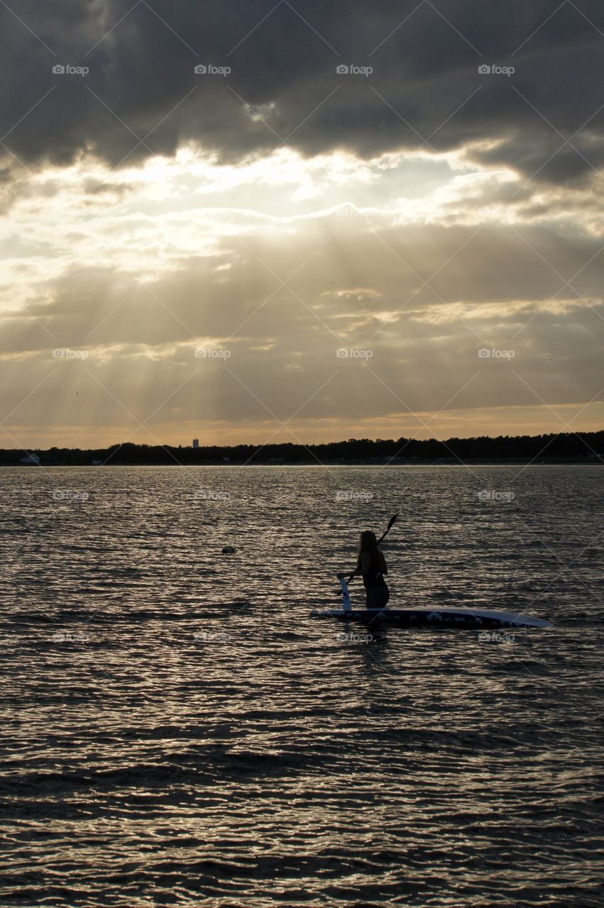 End of the surf day