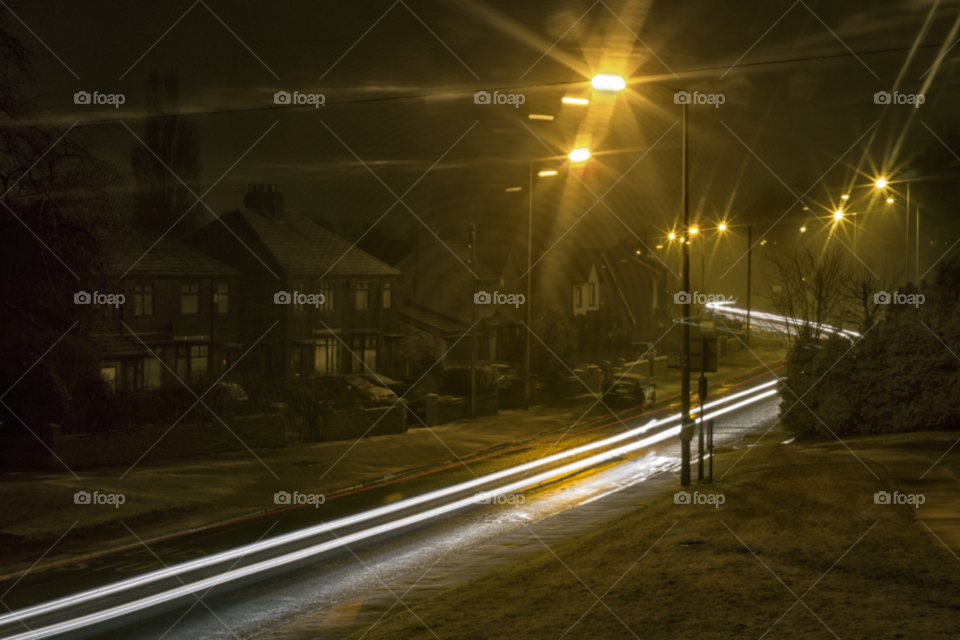 street night cars road by gregmanchester