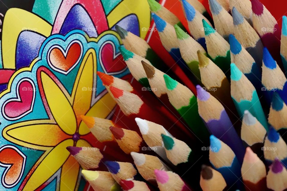 Pencil points … Pride colours 