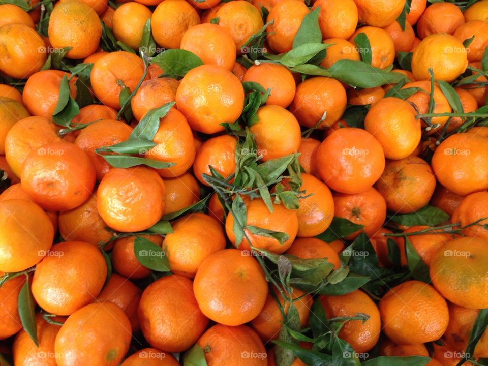 Mandarinen auf dem Markt