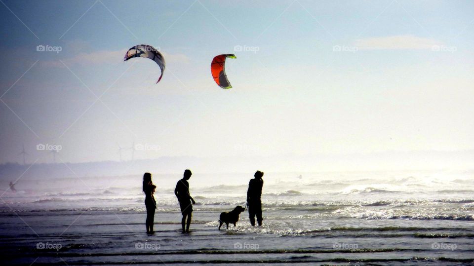 An evening at the beach