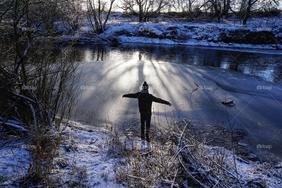 River has frozen over 💙