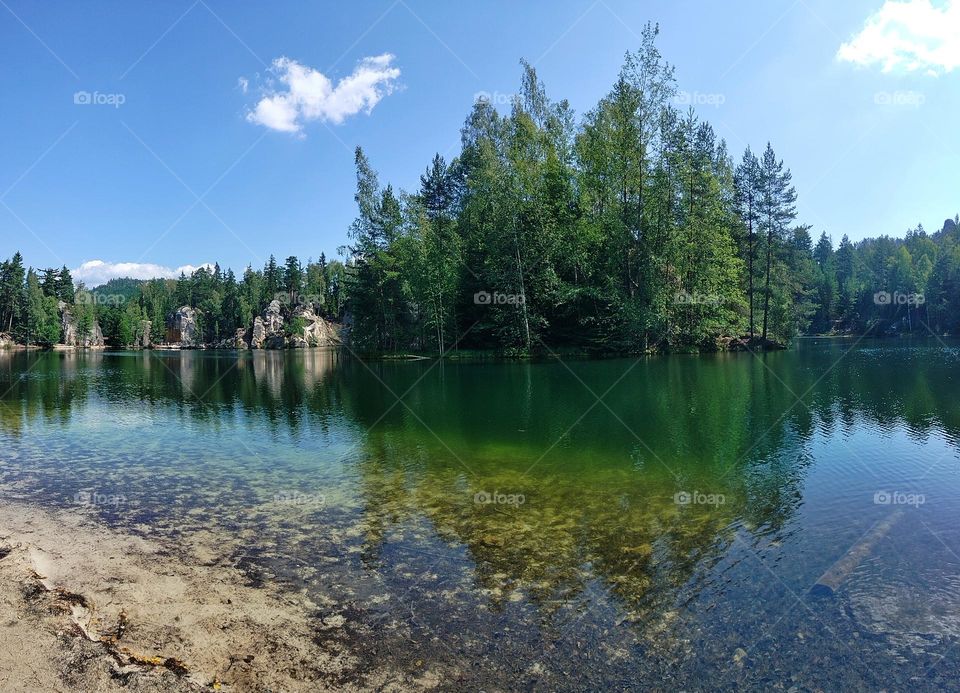 lake in the rock city