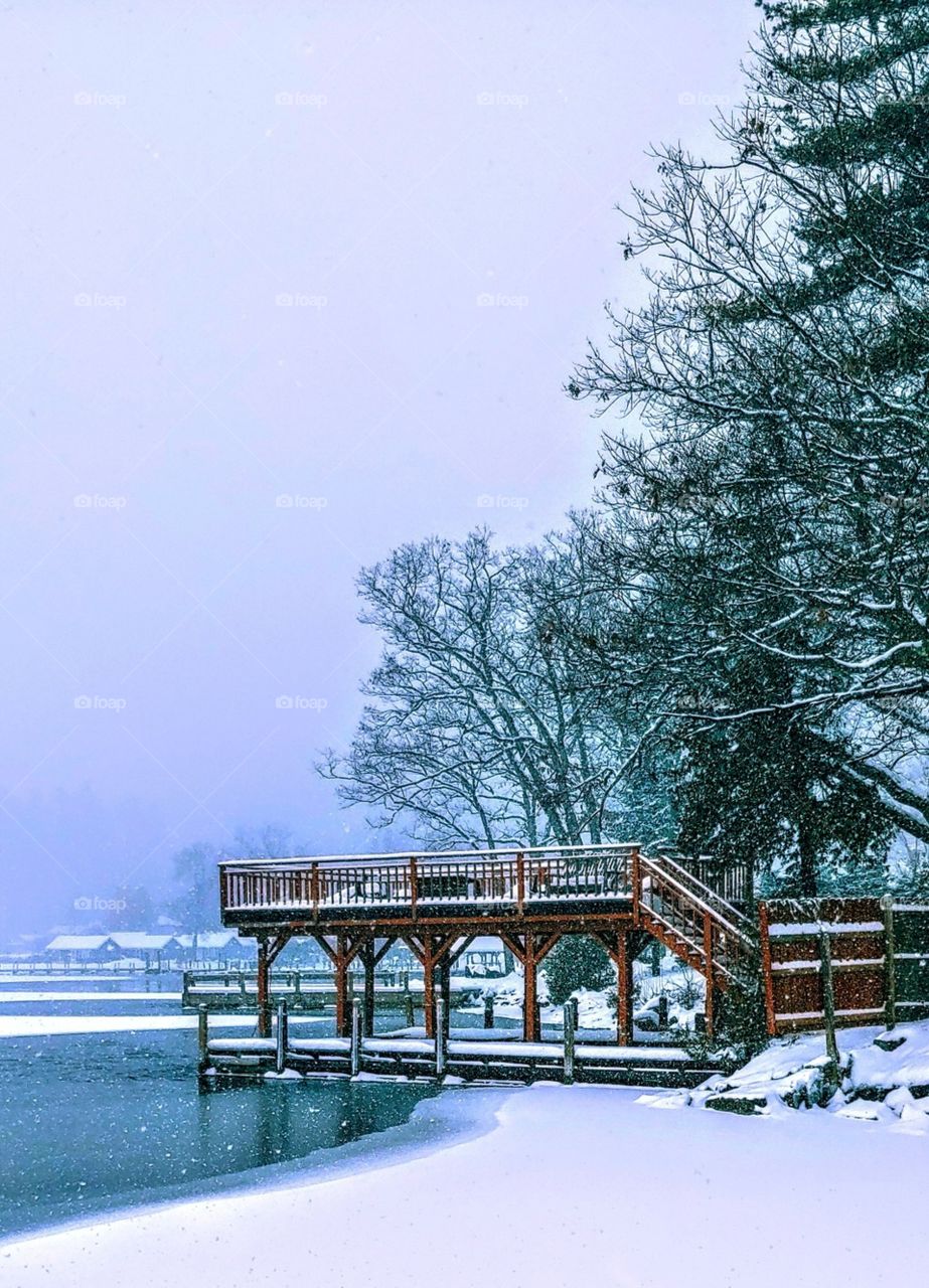 An Adirondack snowstorm!