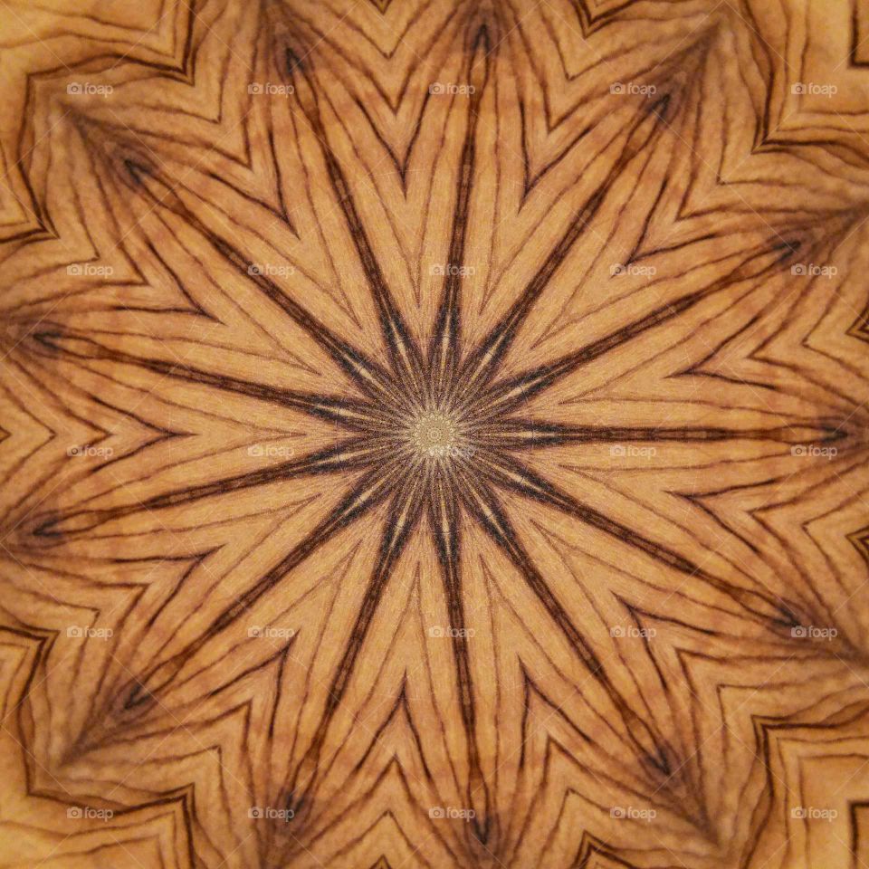 wood  mandala