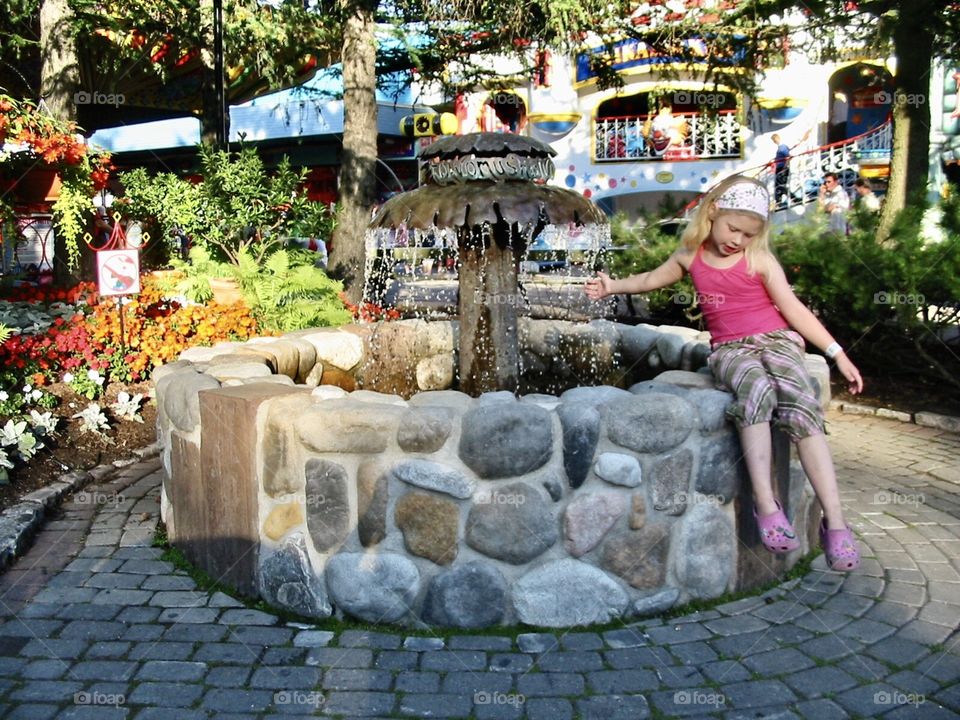 Wishing well at Linnanmäki Finland