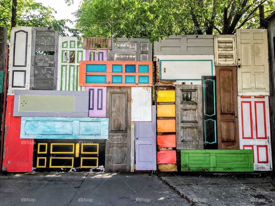 Colorful doors