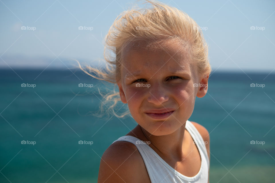 Portrait without filter