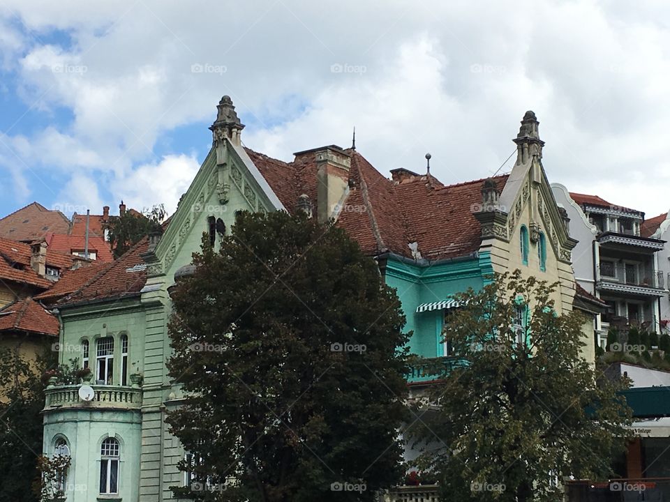 Residential buildings in brasov, romania