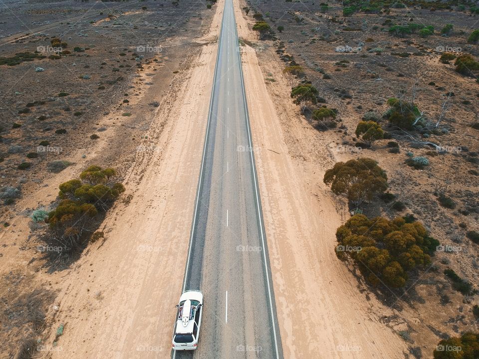 Roadtrip outback desert car alone destination vacation daily 