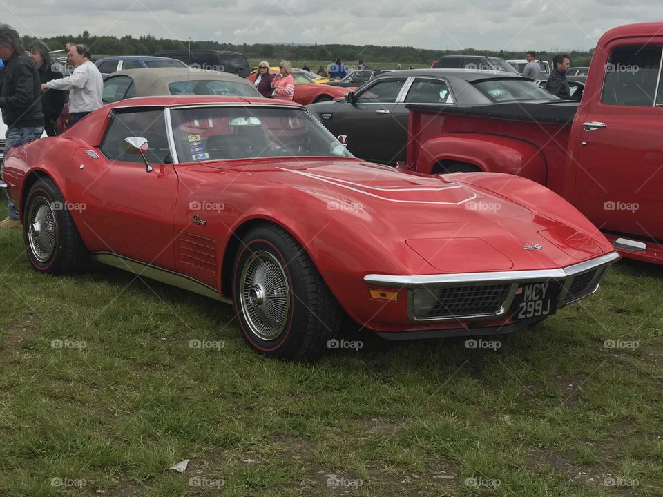 red corvette